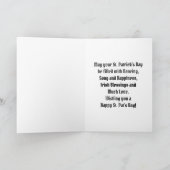 Carte de vacances Dancing Irish Lass (Intérieur)