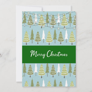 Carte de vacances d'arbre de Noël