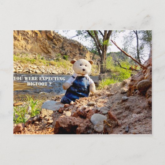 Carte de vacances de "Bigfoot" (Devant)