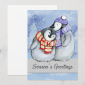 Carte de vacances de Bonnes Fêtes (Devant / Derrière)