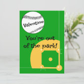 Carte de vacances de classe de baseball pour enfan (Debout devant)