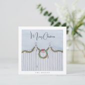 Carte de vacances de clôture de Garland (Debout devant)