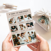 Carte de vacances de collection photo moderne