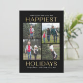 Carte de vacances de couleur de collage propre sol (Debout devant)