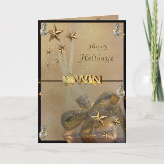 Carte de vacances de Custom-made Company pour le (Devant)