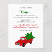 Carte de vacances de déménagement de l'arbre de No (Devant)