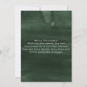 Carte de vacances de famille de Noël Scandi minima (Dos)