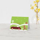 Carte de vacances de Figaro (Fleur jaune)