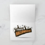 Carte de vacances de Halloween Squelettes (Intérieur)