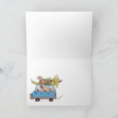 Carte de vacances de Hugger d'arbre de Noël (Intérieur)