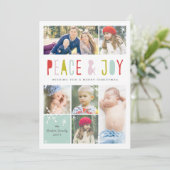 Carte de vacances de joie d'hiver (Debout devant)