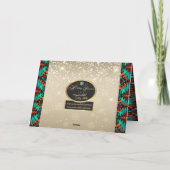 Carte de vacances de Kokopelli du Sud-Ouest (Dos)