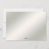 Carte de vacances de la Chouette de Noël (Dos)