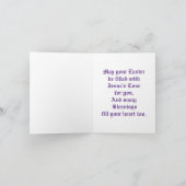 Carte de vacances de la Croix aux Roses (Intérieur)