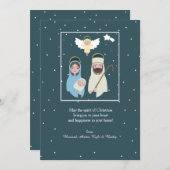 Carte de vacances de la famille Sainte (Devant / Derrière)