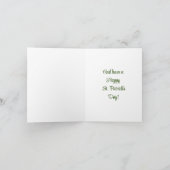 Carte de vacances de la fée de la Saint-Patrick (Intérieur)