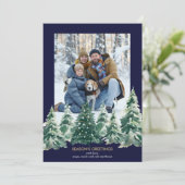 Carte de vacances de la ferme d'arbres (Debout devant)