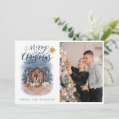 Carte de vacances de la petite ville de Bethléem (Debout devant)