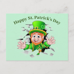 Carte de vacances de la Saint-Patrick Lutins