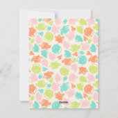 Carte de vacances de la Saint-Valentin pour la cla (Dos)