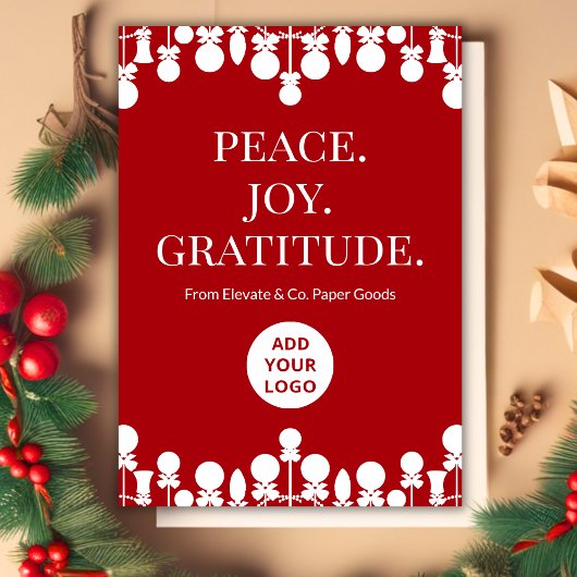 Carte de vacances de la société | Message personna