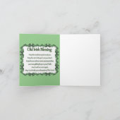 carte de vacances de la St. Patrick pour paresseux (Intérieur)