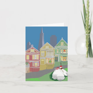 Carte de vacances de lapin - San Francisco