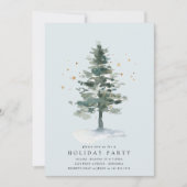 Carte de vacances de l'arbre d'hiver (Devant)