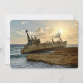 Carte de vacances de l'épave du navire (Devant)