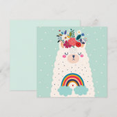 Carte de vacances de Llama (Devant / Derrière)