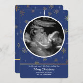 Carte de vacances de l'ornement Ultrasound (Devant / Derrière)