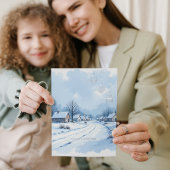 Carte de vacances de luxe Silver Foil Corporate |