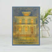 Carte de vacances de maison victorienne (Debout devant)