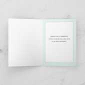 Carte de vacances de neige mignonne (Intérieur)