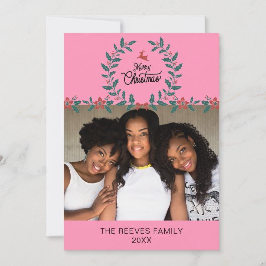 Carte de vacances de Noël (Devant)