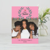 Carte de vacances de Noël (Debout devant)