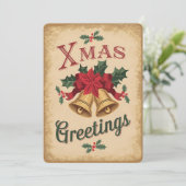 Carte de vacances de Noël (Debout devant)