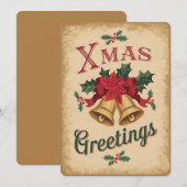 Carte de vacances de Noël (Devant / Derrière)