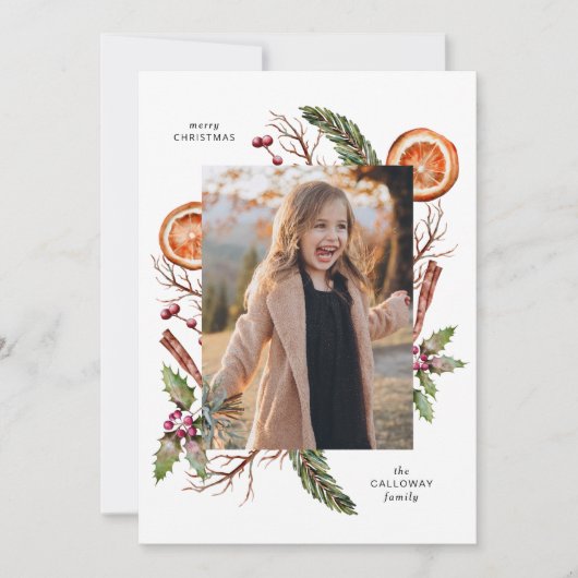 Carte de vacances de Noël (Devant)