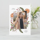 Carte de vacances de Noël (Debout devant)