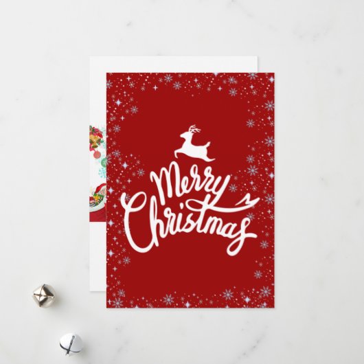 Carte de vacances de Noël (Devant/Arrière en situation)