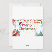 Carte de vacances de Noël (Dos)