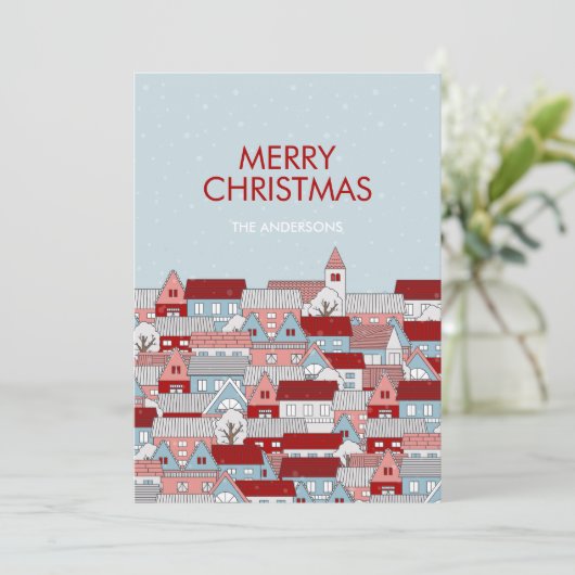 Carte de vacances de Noël (Debout devant)