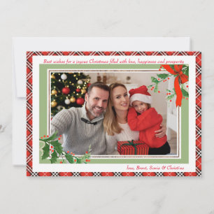 Carte de vacances de Noël