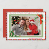 Carte de vacances de Noël (Devant / Derrière)