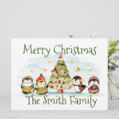 Carte de vacances de Noël (Debout devant)