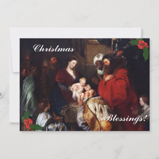 Carte de vacances de Noël (Devant)