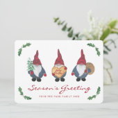 Carte de vacances de Noël (Debout devant)