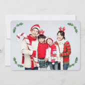 Carte de vacances de Noël (Dos)