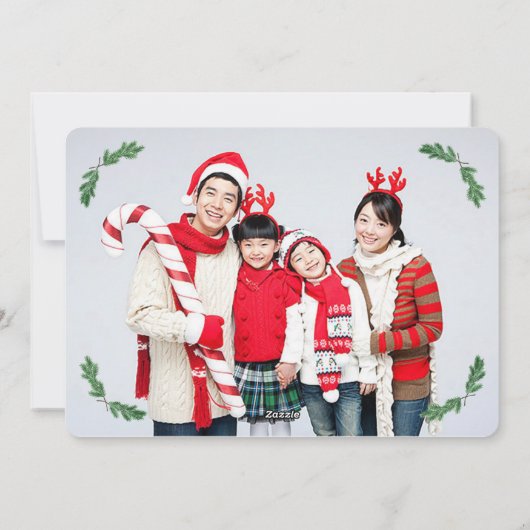 Carte de vacances de Noël (Dos)